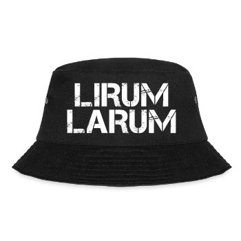Lirum Larum - Bucket Hat - Schwarz - Vorne - Lela (165cm)