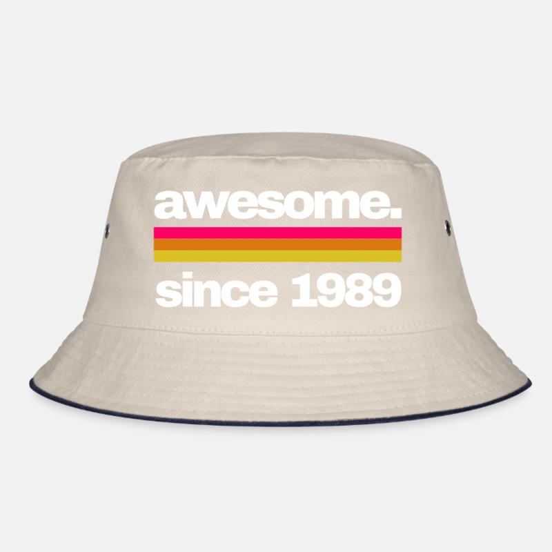 awesome since 1989 Bucket Hat