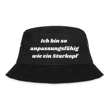Group 14 - Bucket Hat - Schwarz - Vorne - Lela (165cm)