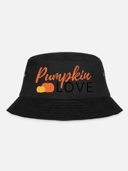 Pumpkin love / Kürbisliebe - Bucket Hat - Schwarz