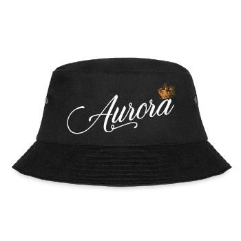 Aurora Custom Name für Frauen Kinder Kleinkinder - - Bucket Hat - Schwarz - Vorne - Lela (165cm)
