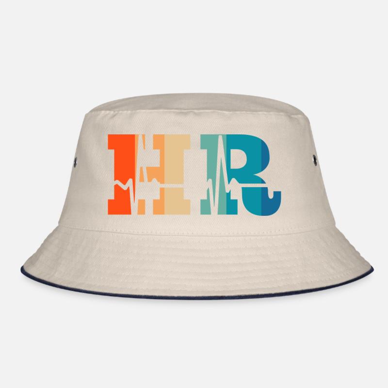 Retro Heartbeat Human Resources Bucket Hat