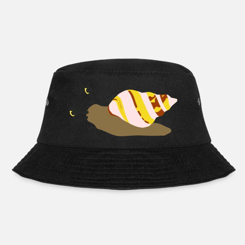 Snail rose - Bucket Hat - black
