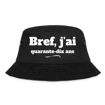 50 years old, I'm 50 years old, 50 years old birthday - Bucket Hat - black - Front - Lela (165cm)