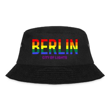 Berlin -City of Lights - Germany - Deutschland - Bucket Hat - black - Front - Lela (165cm)