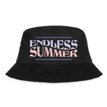 Endless Summer – Retro Summer Vibes - Bucket Hat - black - Front - Lela (165cm)