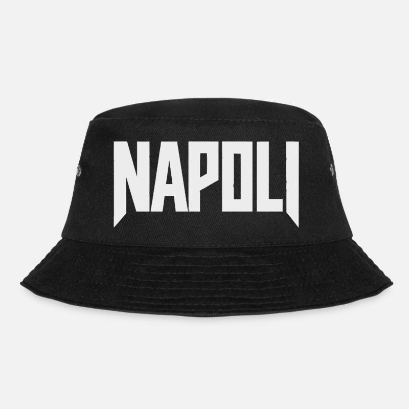 Naples - Naples lettrage blanc - Bob - noir