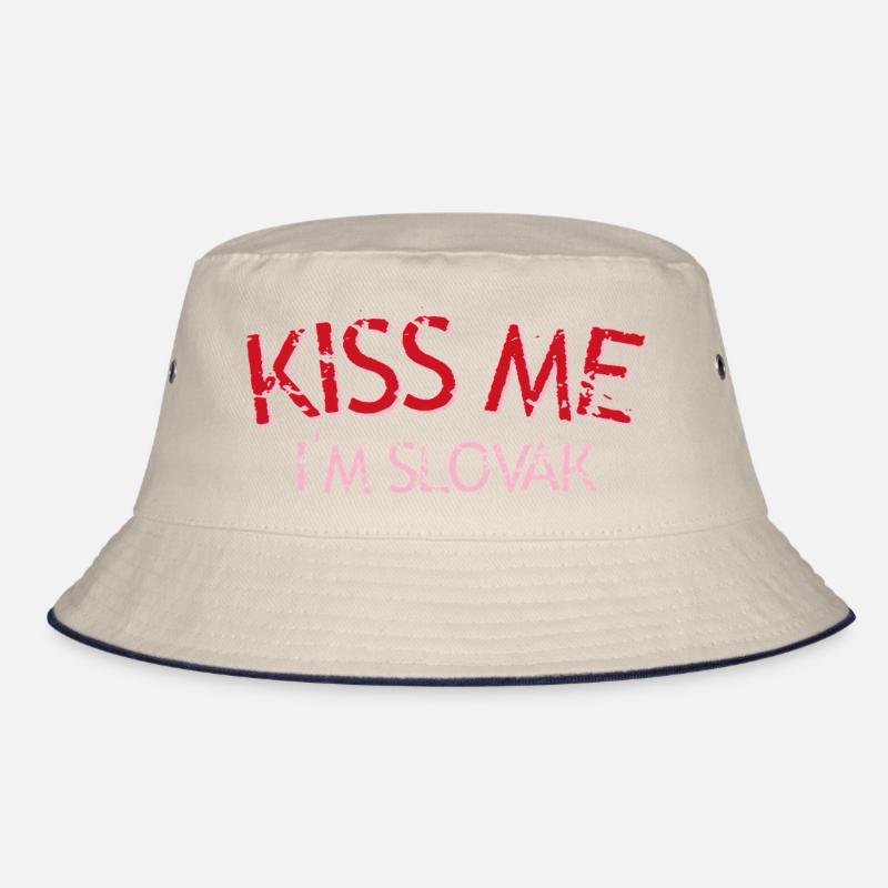 Küss mich, ich bin slowakisch Graffiti Bucket Hat