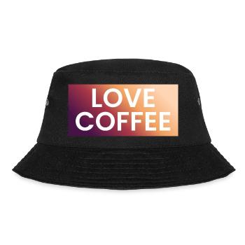 Coffee Love in Gradient - Bucket Hat - black - Front - Lela (165cm)