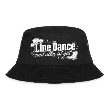 Line Dance: Alles ist gut - Bucket Hat - Schwarz - Vorne - Lela (165cm)
