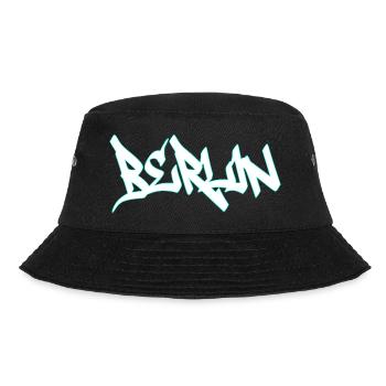 Berlin  - Bucket Hat - Schwarz - Vorne - Lela (165cm)