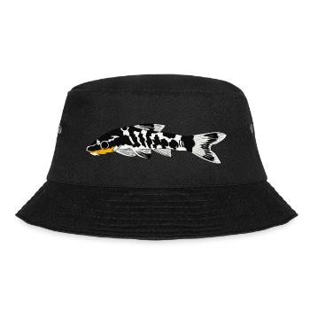 Zebra oto, Tiger oto wels. Otocinclus cocama - Bucket Hat - Schwarz - Vorne - Lela (165cm)