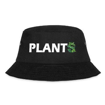 PLANTS - Bucket Hat - Schwarz - Vorne - Lela (165cm)
