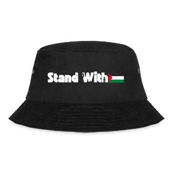 Stand With Palestine - Bucket Hat - black - Front - Lela (165cm)