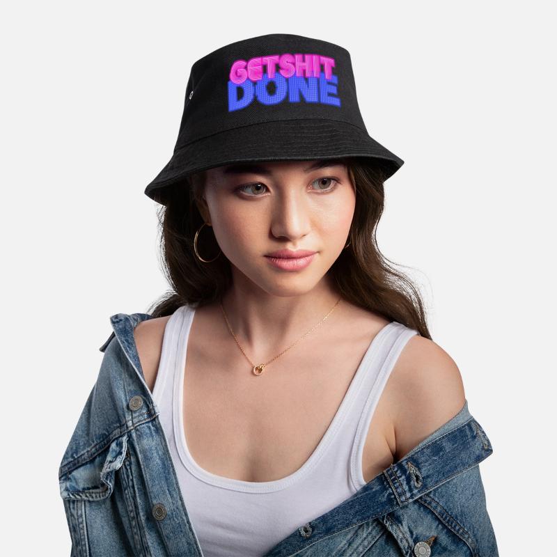 NICEgetshitdoneTRASH Bucket Hat