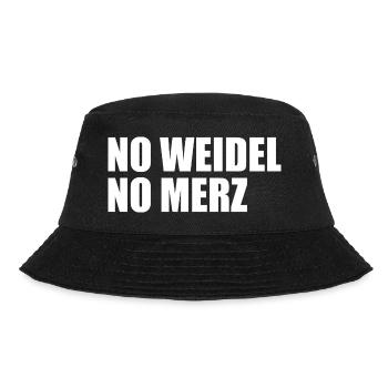 No weidel no merz - Bucket Hat - Schwarz - Vorne - Lela (165cm)