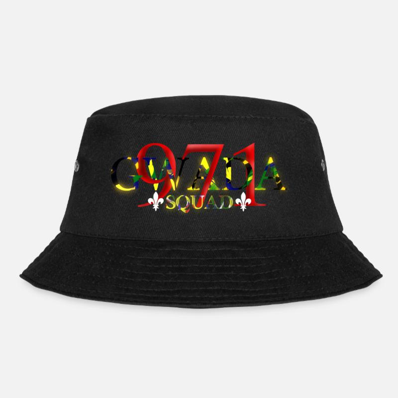 Gwada Kader Design - Bucket Hat - Schwarz
