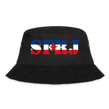 sfrj_flag - Bucket Hat - Schwarz - Vorne - Lela (165cm)