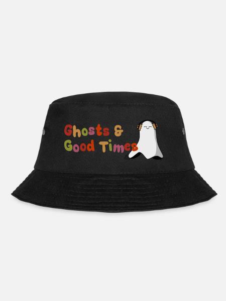 Ghosts & Good Times - Bucket Hat - black
