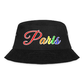 Paris stylisé et coloré - Bob - noir - Devant - Lela (165cm)