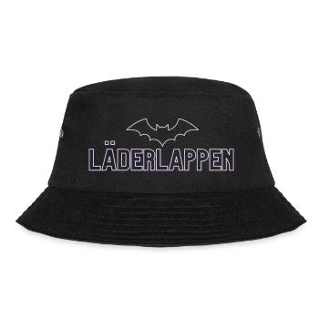 Purple Bat Neon Font Design - Bucket Hat - black - Front - Lela (165cm)