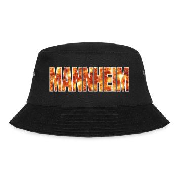 Mannheim - Bucket Hat - Schwarz - Vorne - Lela (165cm)