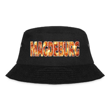 Magdeburg - Bucket Hat - Schwarz - Vorne - Lela (165cm)