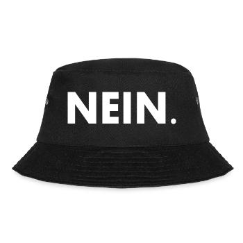 Nein - Bucket Hat - Schwarz - Vorne - Lela (165cm)