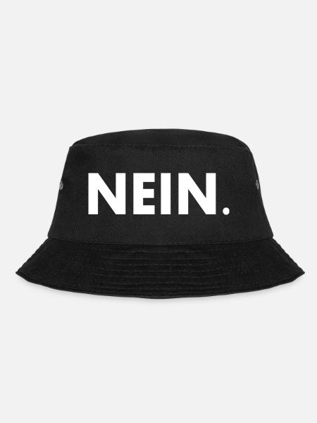 Nein - Bucket Hat - Schwarz