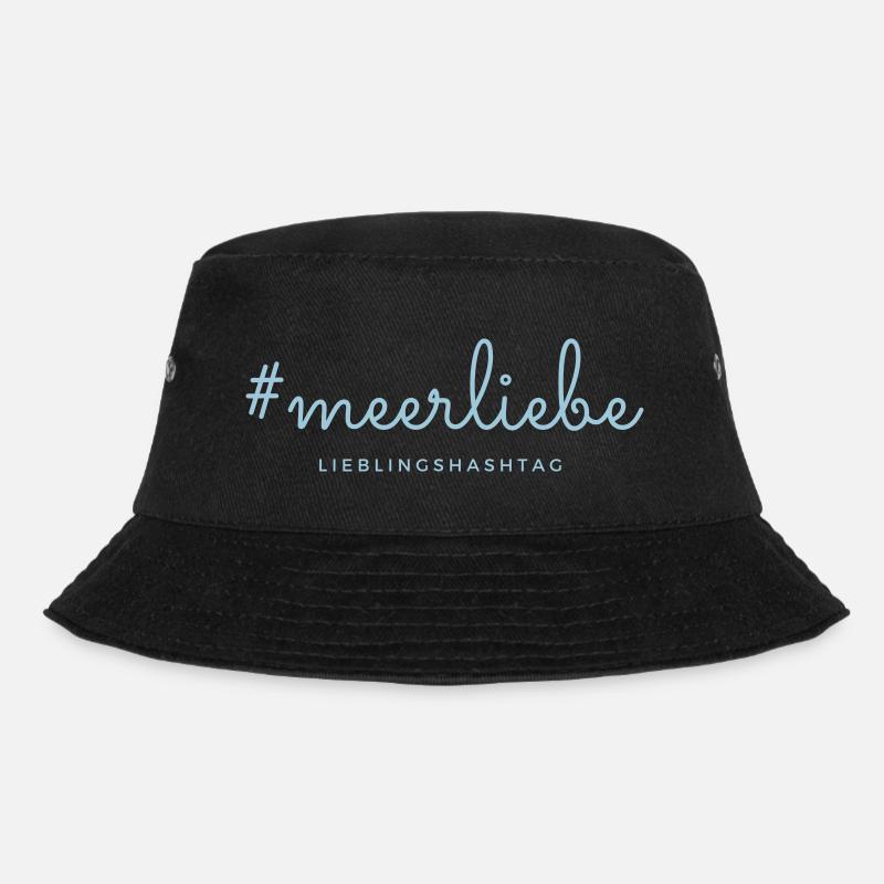 Meerliebe - Bucket Hat - Schwarz