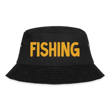 Fishing - Bucket Hat - Schwarz - Vorne - Lela (165cm)
