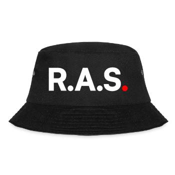 Nichts zu berichten - Bucket Hat - Schwarz - Vorne - Lela (165cm)