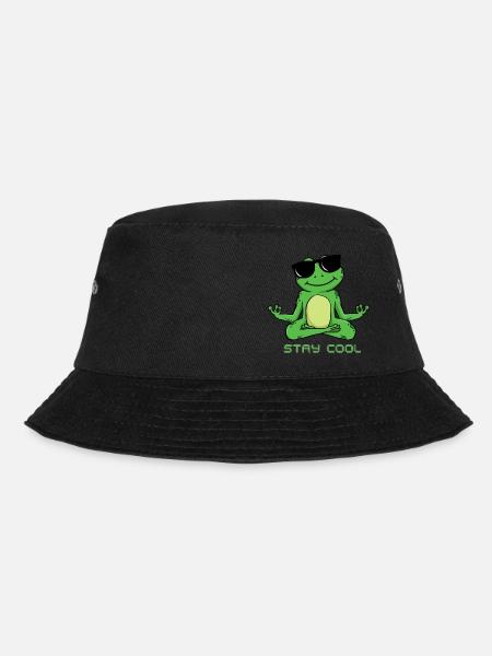 STAY COOL 1 - Bucket Hat - Schwarz