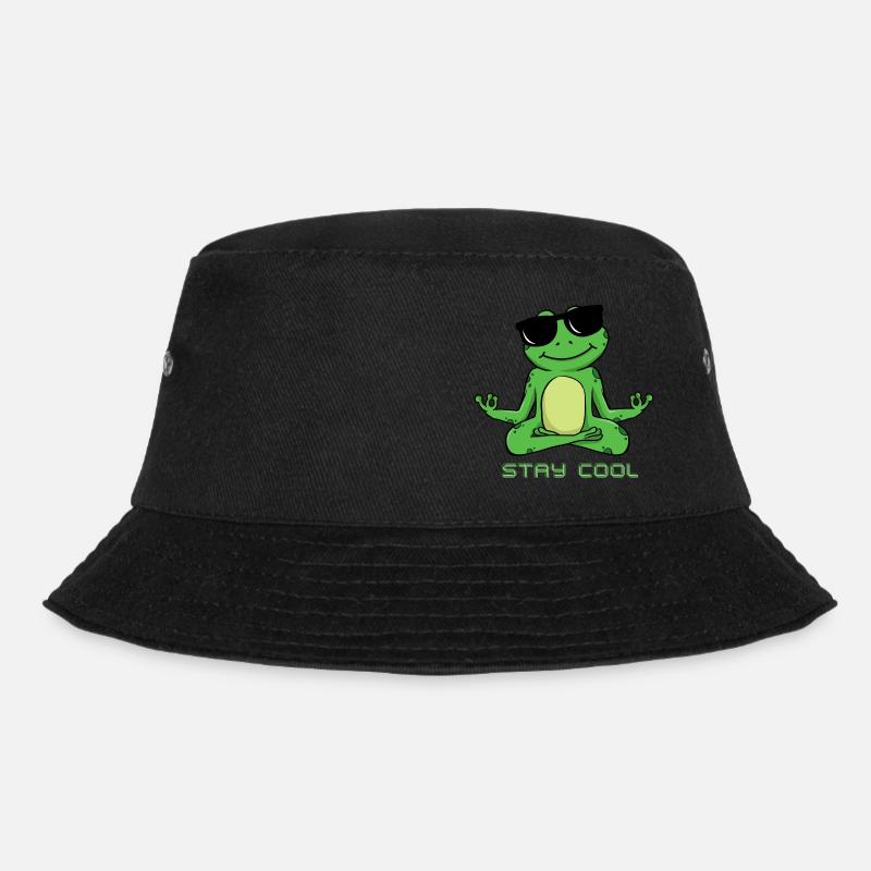 STAY COOL 1 - Bucket Hat - Schwarz