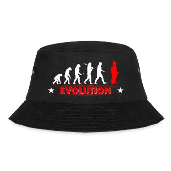 Feuerwehr Evolution - rot/weiss - Bucket Hat - Schwarz - Vorne - Lela (165cm)