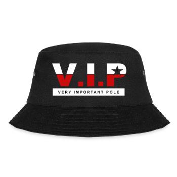 Very Important Pole, gift for proud Poland - Bucket Hat - black - Front - Lela (165cm)