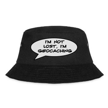 Geocaching - Bucket Hat - Schwarz - Vorne - Lela (165cm)