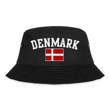 Denmark Arch Flag Typography - Bucket Hat - black - Front - Lela (165cm)