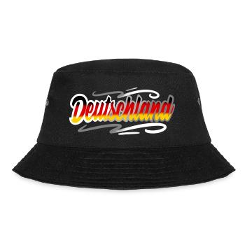 Deutschland - Bucket Hat - Schwarz - Vorne - Lela (165cm)