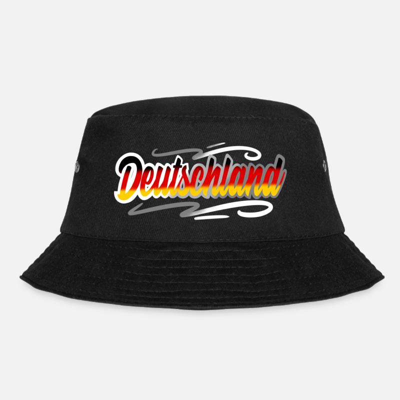 Deutschland - Bucket Hat - Schwarz