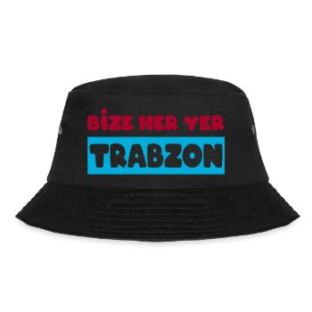 Bize her yer Trabzon 61 - Bucket Hat - black - Front - Lela (165cm)