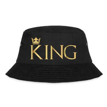 King - Bucket Hat - black - Front - Lela (165cm)