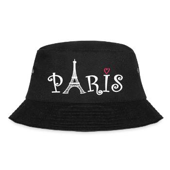Paris (Paris) - Bucket Hat - Schwarz - Vorne - Lela (165cm)