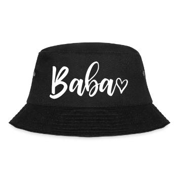 Baba - Geschenk Oma Großmutter Geburtstag - Bucket Hat - Schwarz - Vorne - Lela (165cm)