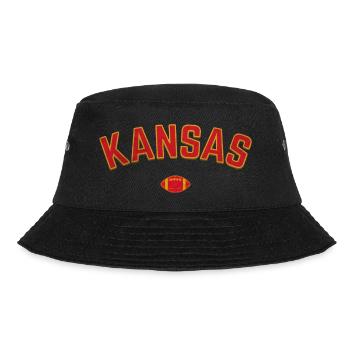 Kansas Football Arch - Bucket Hat - black - Front - Lela (165cm)