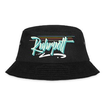 Ruhrpott - Bucket Hat - Schwarz - Vorne - Lela (165cm)