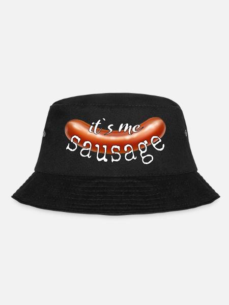 its me sausage Ist mir wurst Egal lustig Geschenk - Bucket Hat - Schwarz
