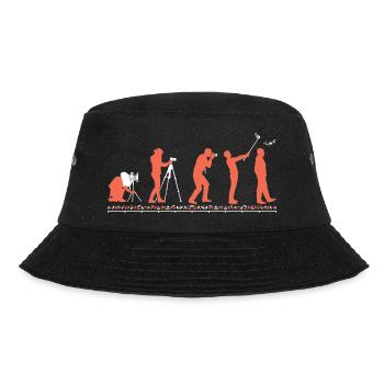 Fotografie Geschenk - Kameramann Fotografie - Bucket Hat - Schwarz - Vorne - Lela (165cm)