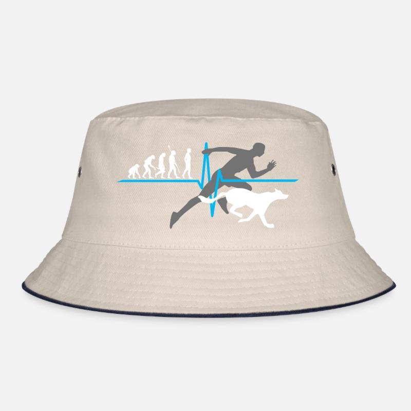 Canicross Heart Line Jogging Evolution Dog Bucket Hat