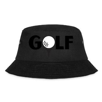 Golf - Bucket Hat - Schwarz - Vorne - Lela (165cm)